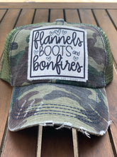 Load image into Gallery viewer, Flannels, Boots, and Bonfires patch Add-on