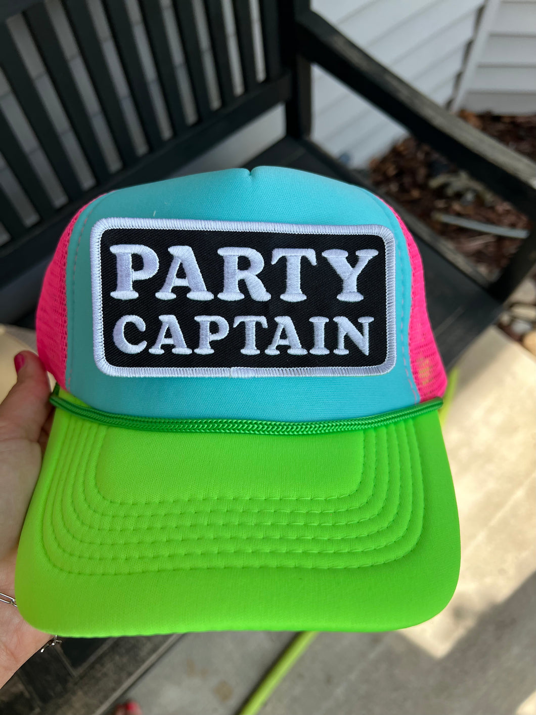 Party Captain Neon Hat