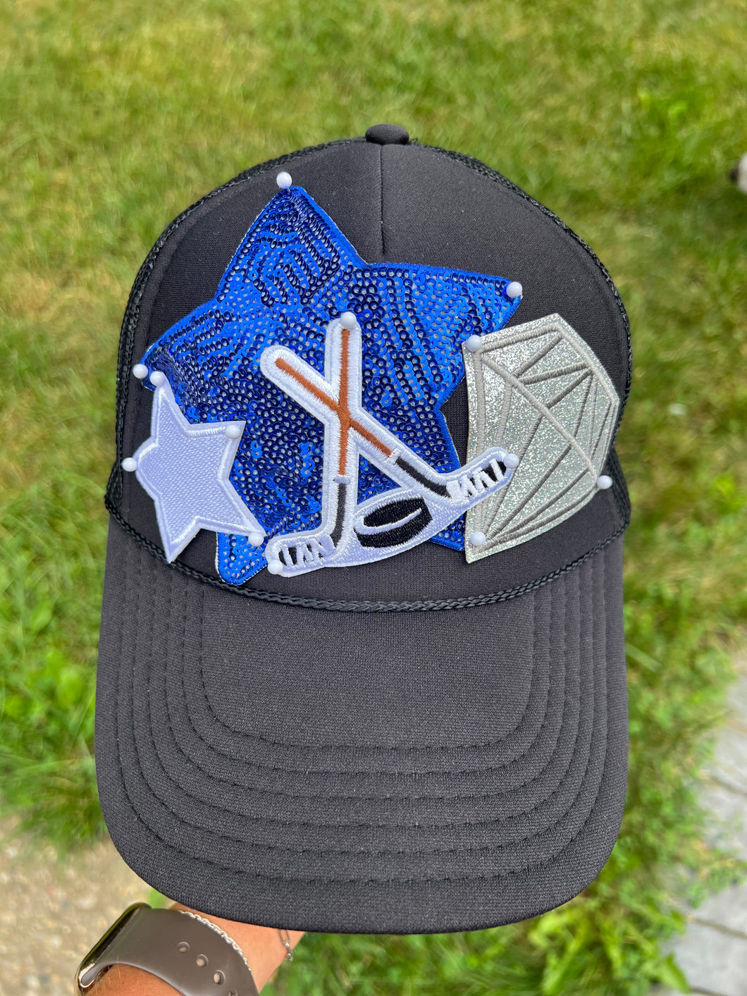 Blue Hockey Hat